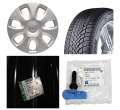 13211897 13581561 pachet adam 13481354 Janta + capac cu senzor presiune si anvelopa Bridgestone LM005 185/60 R15 88T Opel Adam